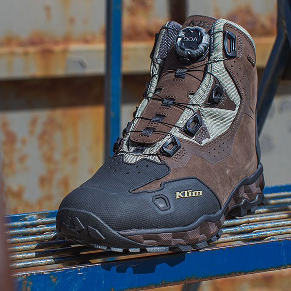 Klim Outlander Gore-Tex Leather Boots - Chocolate Brown - FREE UK DELIVERY