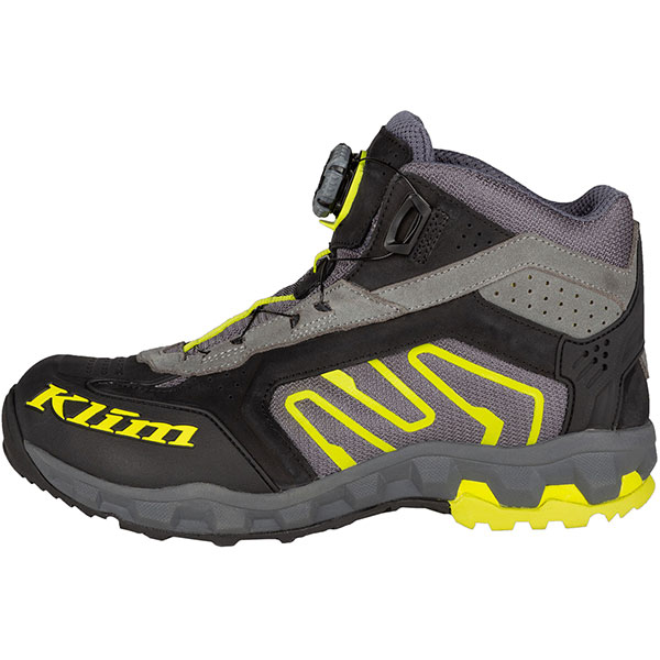 Image of Klim Ridgeline Textile Boots - Black / Hi Viz