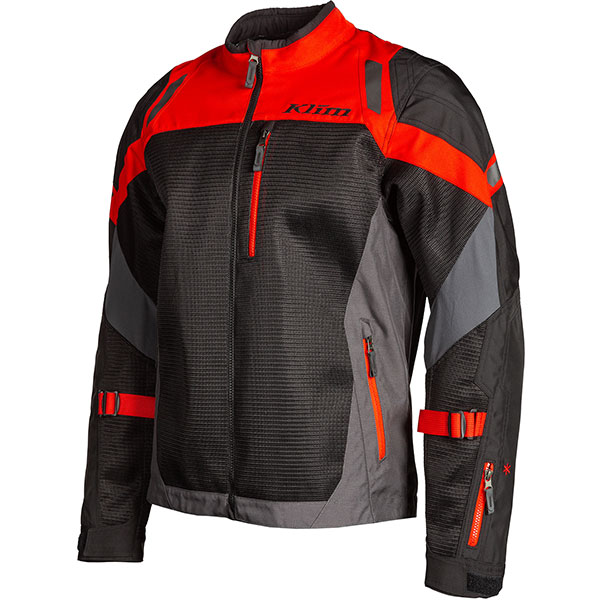 Image of Klim Induction Textile Jacket - Black / Redrock