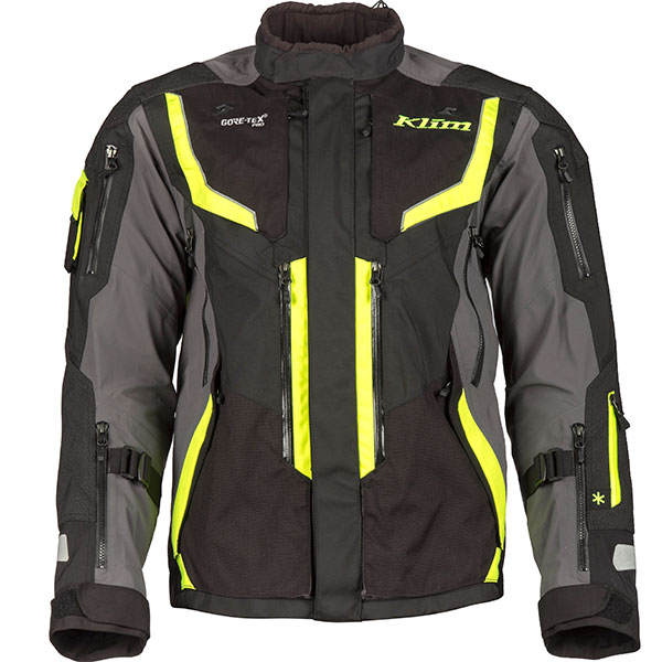 Image of Klim Badlands Pro Gore-Tex Textile Jacket - Black / Fluo Yellow