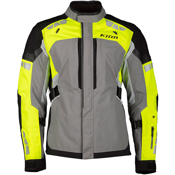 Image of Klim Gore-Tex Latitude Textile Jacket - Grey / Fluo Yellow