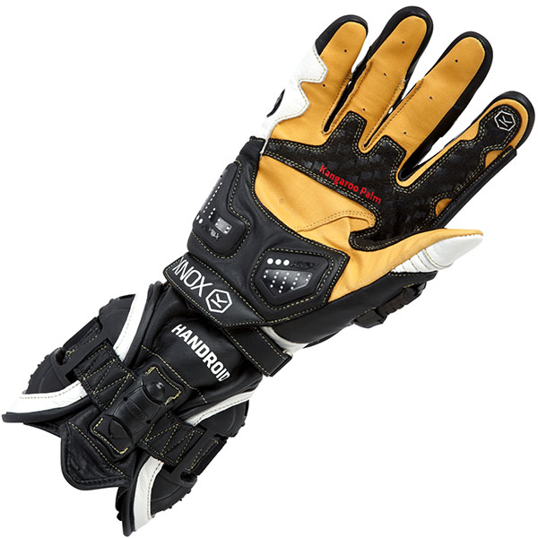 Knox Handroid Glove Mechanical Exoskeleton Motorcycle Motorbike Black