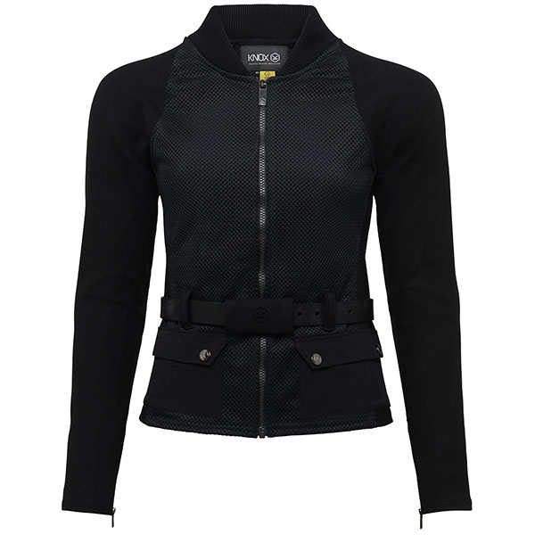 Image of Knox Ladies Zephyr Pro Textile Jacket - Black
