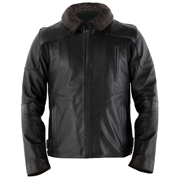 Image of Knox Ford Leather Jacket - Black