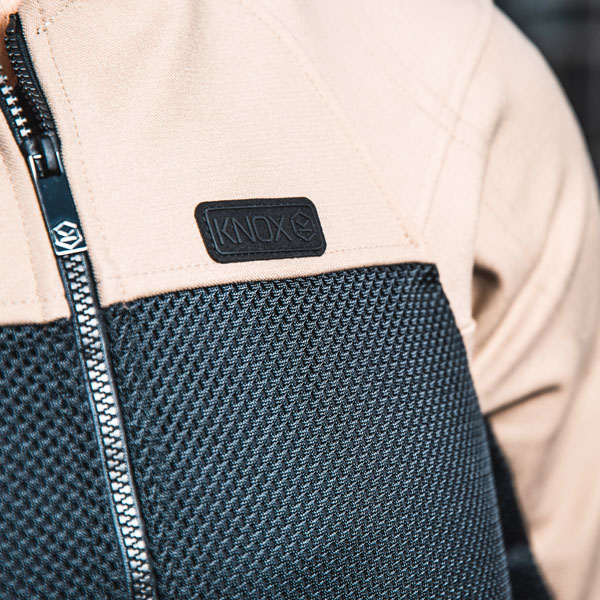 Knox Zephyr Pro Textile Jacket - Black / Sand - FREE UK DELIVERY
