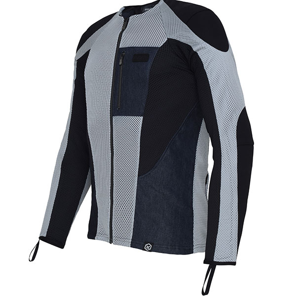 Image of Knox Mens Urbane Pro Shirt - Black / Grey / Blue