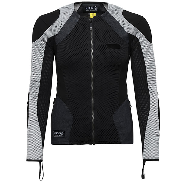 Image of Knox Ladies Urbane Pro Shirt - Black / Grey / Blue
