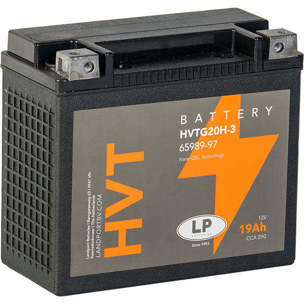 Landport Motorcycle Battery - GHD20H-3 GHD20HL-BS GEL - Harley Davidson ...