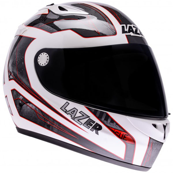 Lazer Kestrel Deep - Metal White / Grey / Red