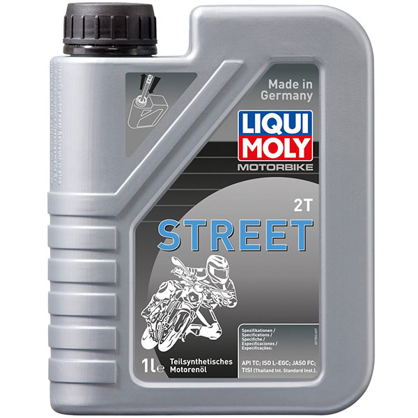 Image of Liqui Moly 2T Motorbike Street Oil - 1 Litre