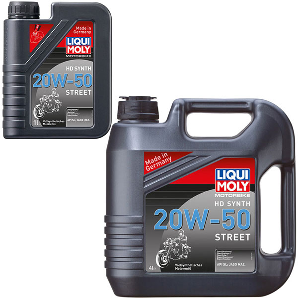 Liqui Moly 4T Fully Synthetic HD Street Oil 20W50