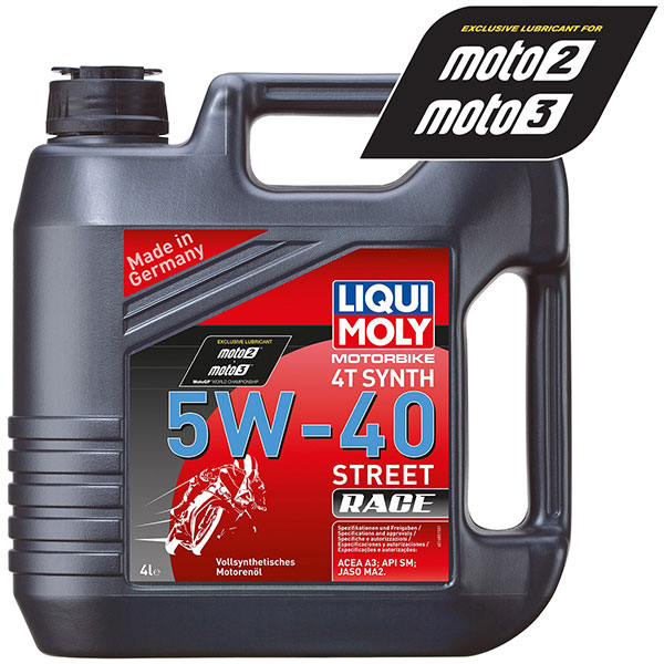 Liqui Moly 4T Fully Synthetic Street Race Oil 5W40