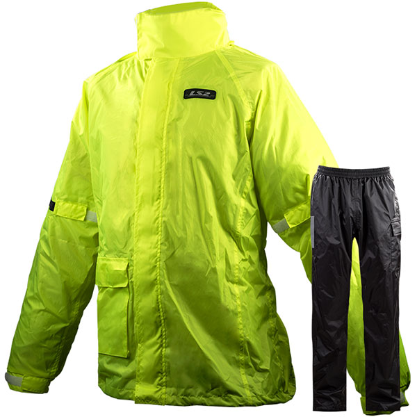 LS2 Tonic Waterproof Jacket & Jeans - Fluo Yellow / Black - FREE UK ...