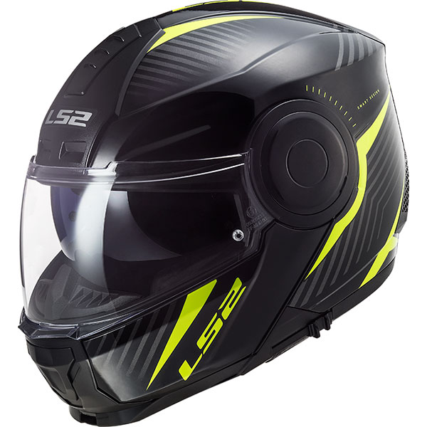 Image of LS2 Scope Skid - Black / Fluo Yellow