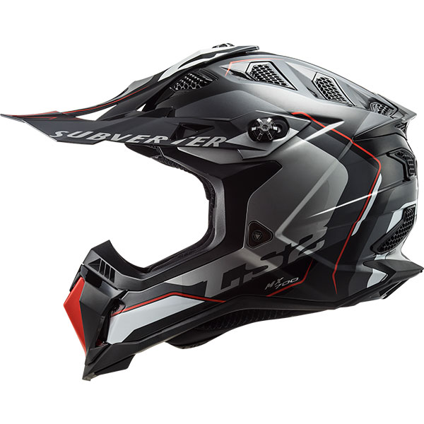 LS2 Subverter Evo - Arched Black / Silver Titanium - FREE UK DELIVERY