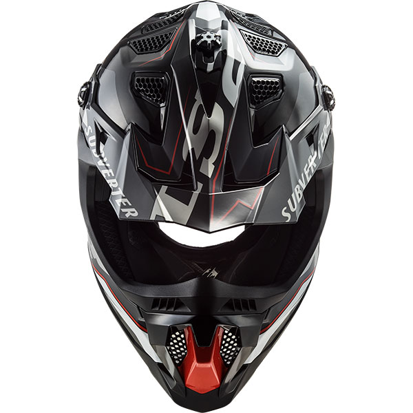 LS2 Subverter Evo - Arched Black / Silver Titanium - FREE UK DELIVERY