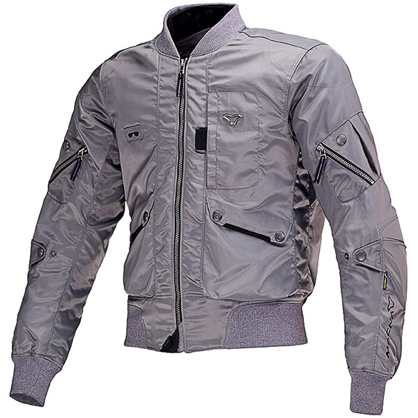 Macna Bastic Textile Jacket - Dark Grey - FREE UK DELIVERY