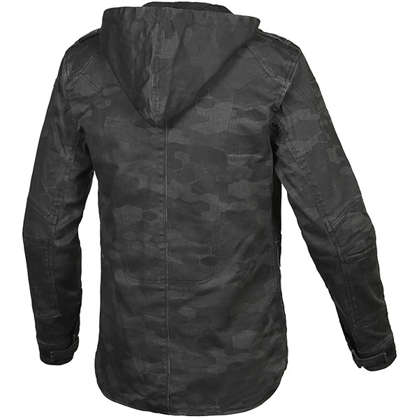 Macna Combat Textile Jacket Black / Grey Camo FREE UK DELIVERY