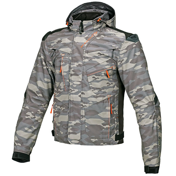 Image of Macna Redox Textile Jacket - Camo Grey / Night Eye