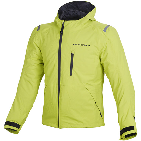 Image of Macna Refuge Textile Jacket - Neon Yellow / Grey