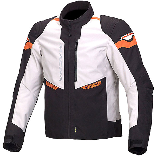 Image of Macna Traction Textile Jacket - Black / Grey / Orange
