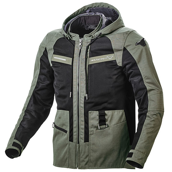 Image of Macna Chinook Textile Jacket - Olive / Black