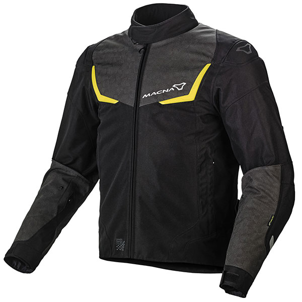 Image of Macna Durago Night Eye Textile Jacket - Neon Yellow