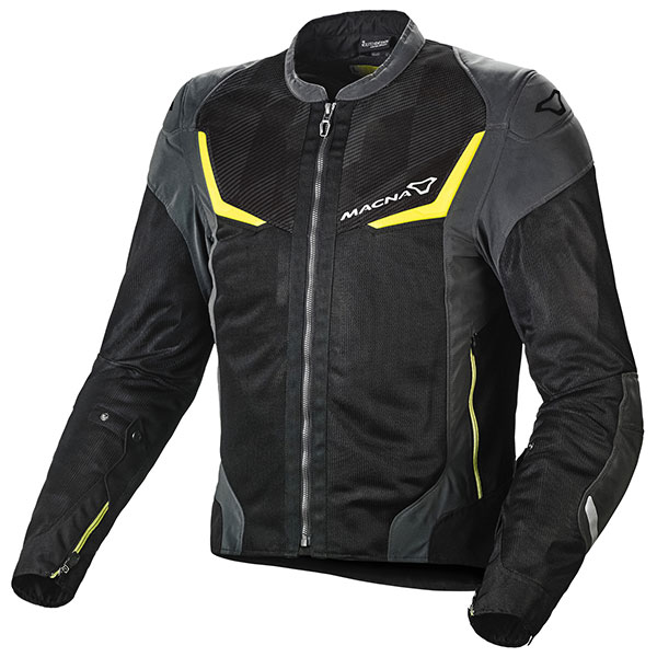 Image of Macna Orcano Night Eye Textile Jacket - Neon yellow