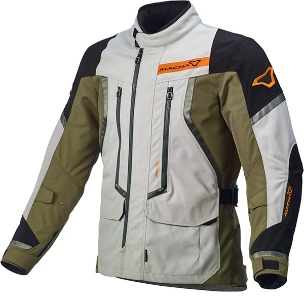 Image of Macna Epitude Textile Jacket - Light Grey / Black / Green