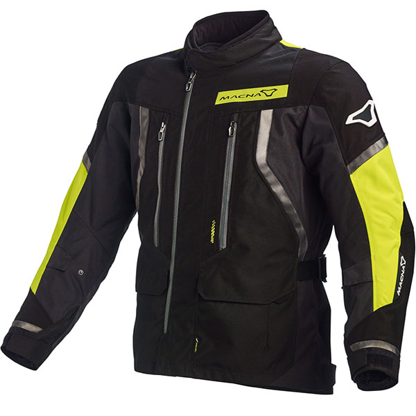 Image of Macna Epitude Textile Jacket - Black / Night Eye / Neon Yellow