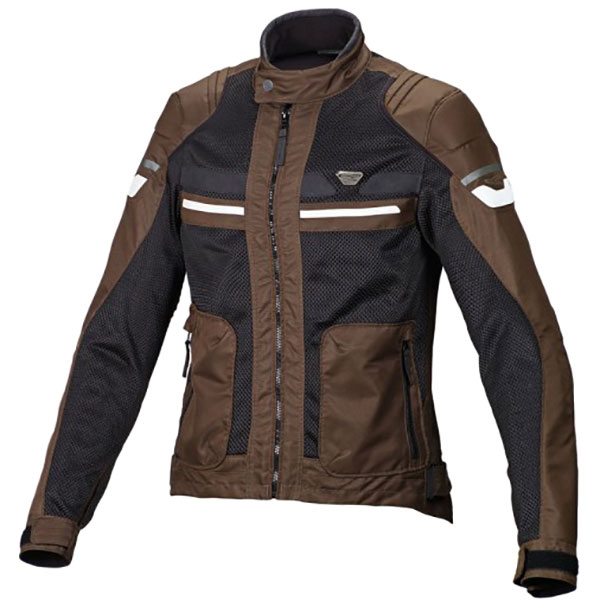 Image of Macna Ladies Rush Textile Jacket - Brown / Black