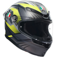 AGV K6 S - Excite Grey / Fluo Yellow