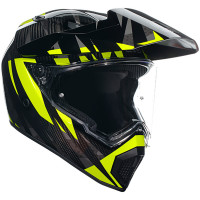 AGV AX9 - Steppa Carbon / Grey / Fluo Yellow