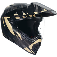 AGV AX9 - Steppa Matt Carbon / Grey / Sand