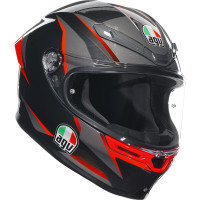 AGV K6 S - Slashcut Black / Grey / Red