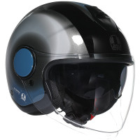 AGV Eteres - Levanto Black / Silver / Blue