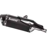 Akrapovic Black Titanium Slip-On Line Exhaust - Honda NSS 750 ABS / X-ADV 750 ABS (21-24) - S-H7SO4-HRTBL