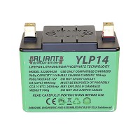 Aliant Lithium Motorcycle Battery - YLP14