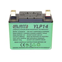 Aliant Lithium Motorcycle Battery - YLP14