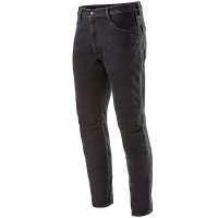 Alpinestars Alu Cordura Stretch Denim Jeans - Black Overdye