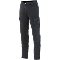 Alpinestars Barton Riding Cargo Jeans - Rinse Plus Black