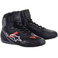 Alpinestars Faster-3 Rideknit Shoes - Black / Grey / Bright Red