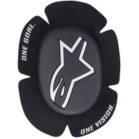 Alpinestars GP Sport Evo Knee Sliders - Black / White