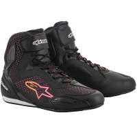 Alpinestars Stella Faster-3 Rideknit Shoes - Black / Yellow / Pink