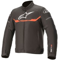 Alpinestars T-SPS Waterproof Textile Jacket - Black / Red Fluo
