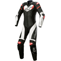 Alpinestars Stella GP Plus Ladies 1 Piece Leather Suit - Black / White / Bright Red