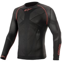 Alpinestars Ride Tech V2 Long Sleeve Summer Top - Black / Red