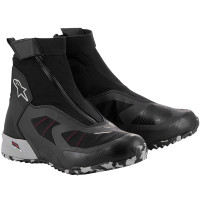 Alpinestars CR-8 Gore-Tex Shoes - Black / Mid Grey / Bright Red