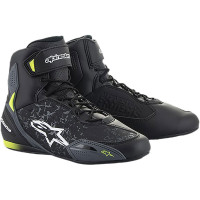 Alpinestars Faster-3 Shoes - Black / Yellow Fluo