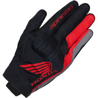 Alpinestars Honda Reef v2 Gloves - Black / Bright Red / Dark Grey